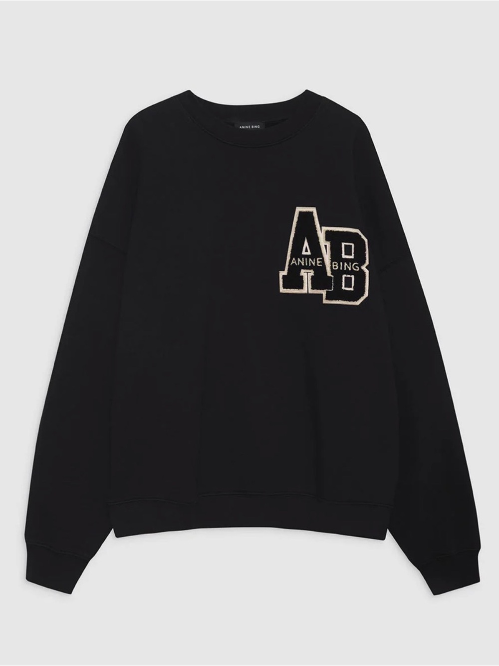 Anine Bing Miles Oversized Letterman Sweatshirt